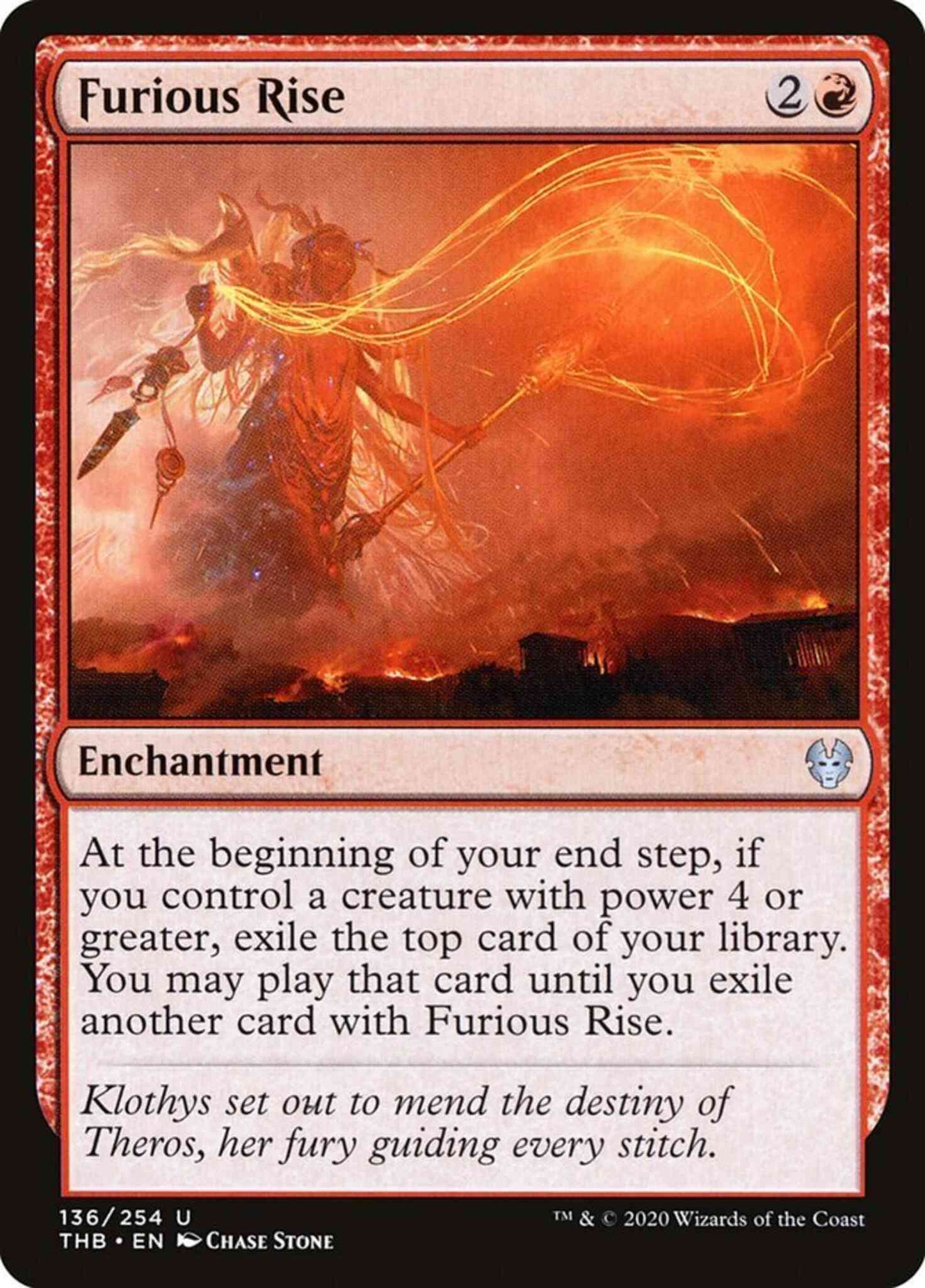Furious Rise [136] [Theros Beyond Death] [Non-Foil]