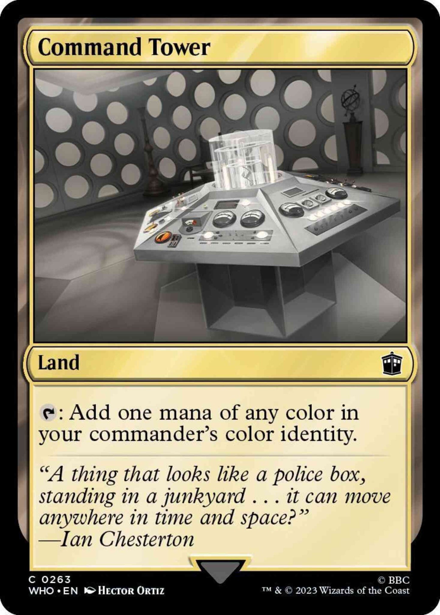 Command Tower [263] [Universes Beyond: Doctor Who] [Non-Foil]