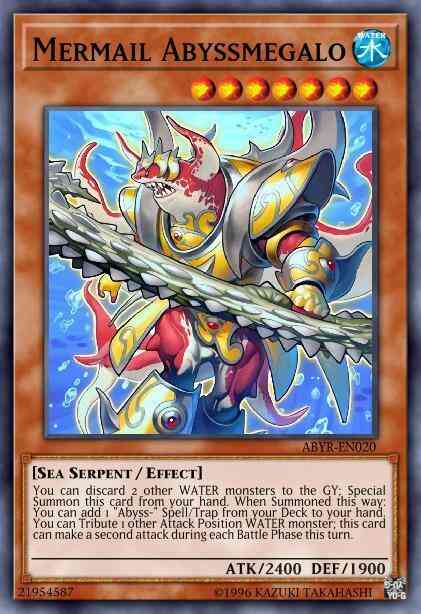 Mermail Abyssmegalo - BP02-EN117 - Mosaic Rare - Unlimited