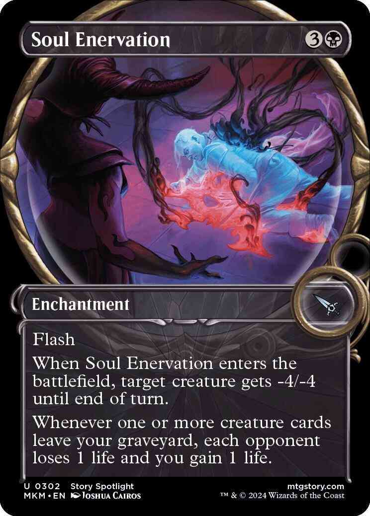 Soul Enervation [302] [Magnified Showcase] [Murders at Karlov Manor] [Non-Foil]