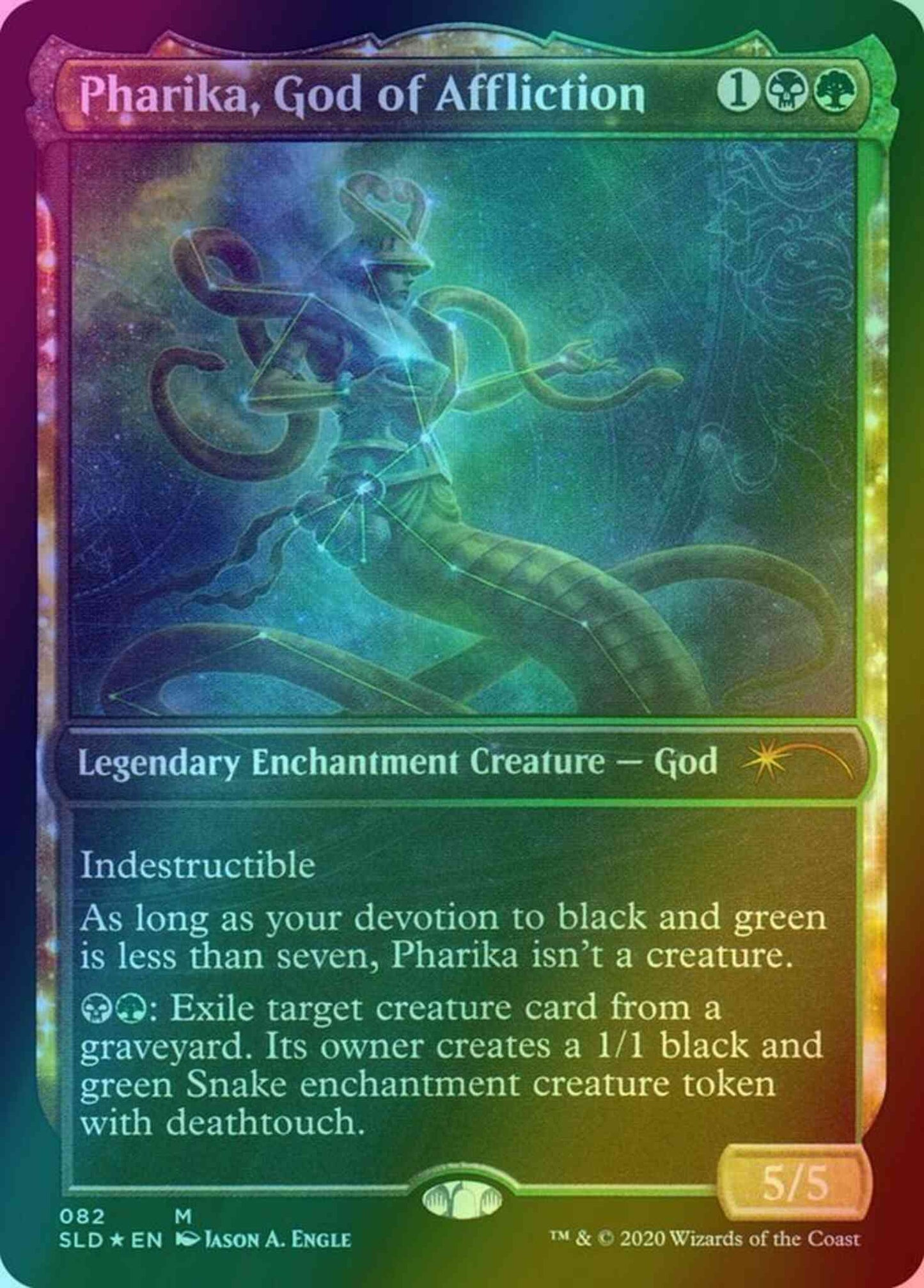 Pharika, God of Affliction [0082] [Theros Stargazing Vol. V] [Secret Lair Drop] [Foil]