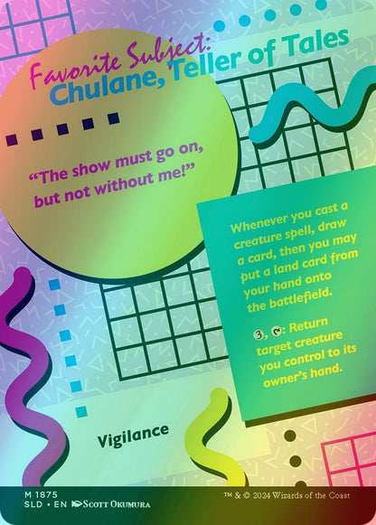 Chulane, Teller of Tales // Chulane, Teller of Tales [1875] [Borderless] [Class of '87] [Secret Lair Drop] [Foil]