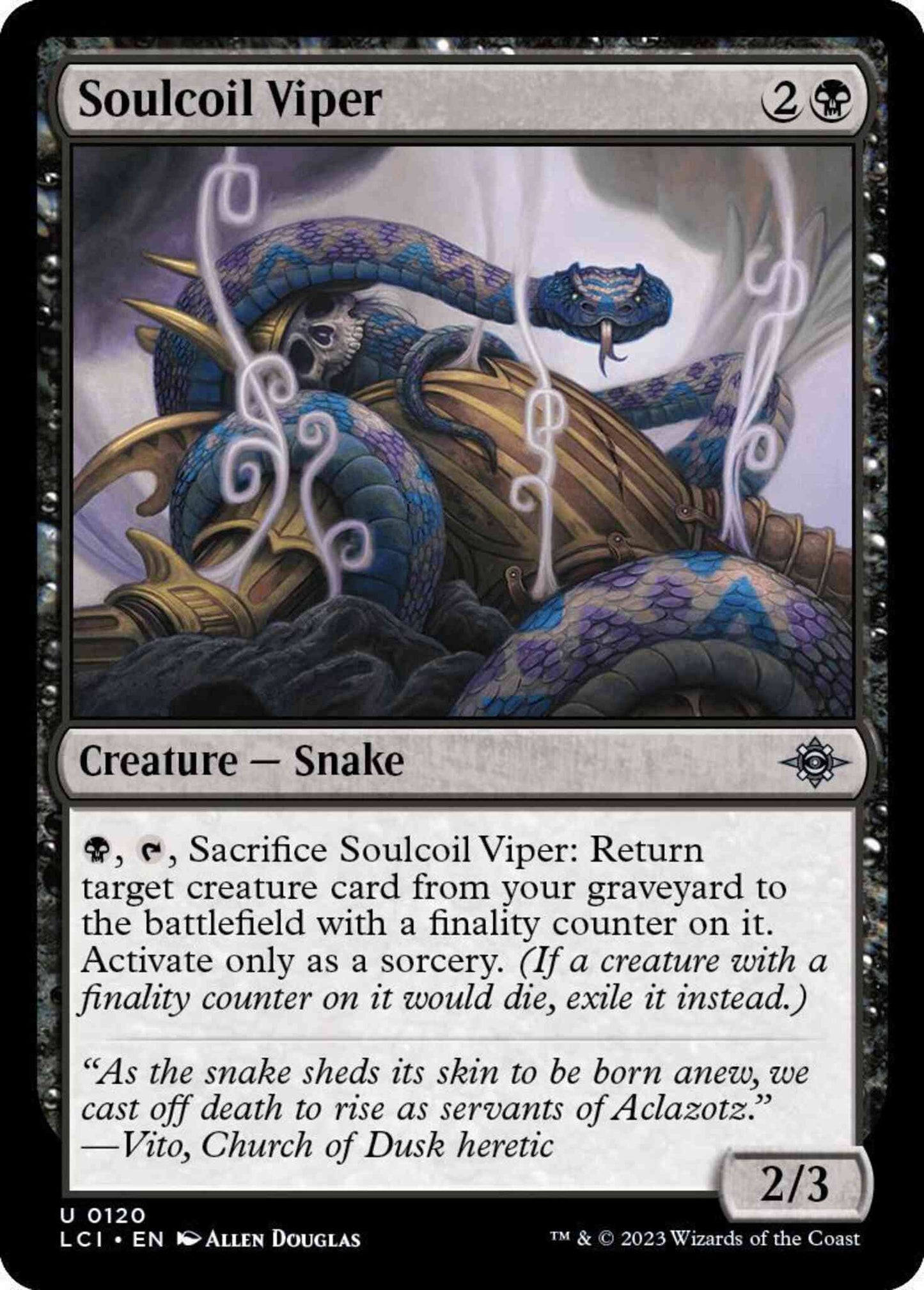 Soulcoil Viper [120] [The Lost Caverns of Ixalan] [Non-Foil]