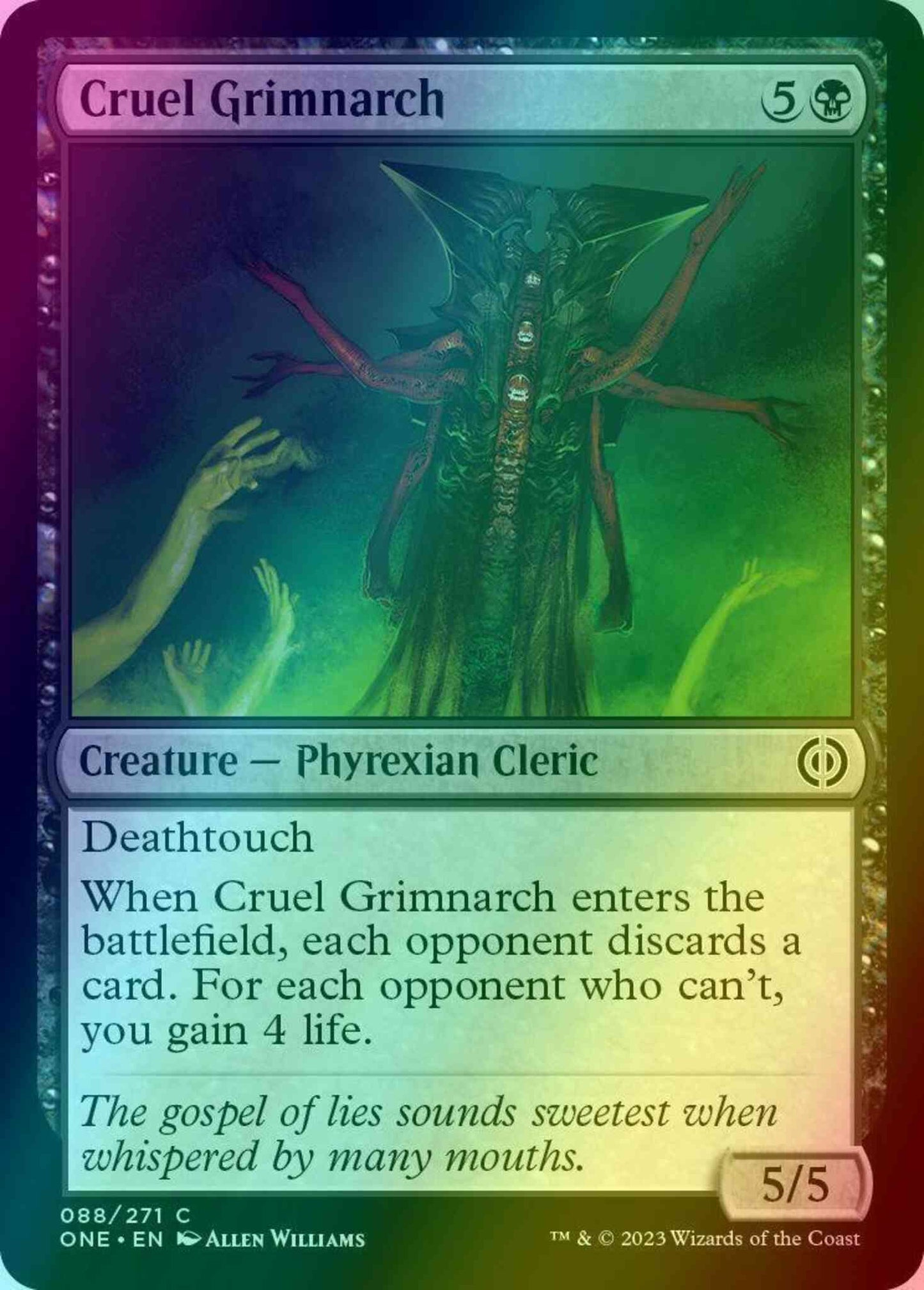 Cruel Grimnarch [88] [Phyrexia: All Will Be One] [Foil]