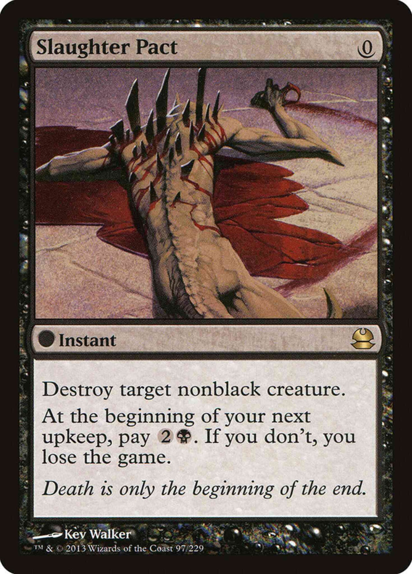 Slaughter Pact [97] [Modern Masters] [Non-Foil]