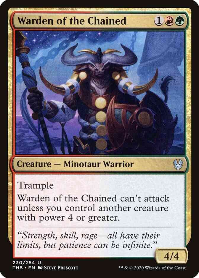 Warden of the Chained [230] [Theros Beyond Death] [Non-Foil]