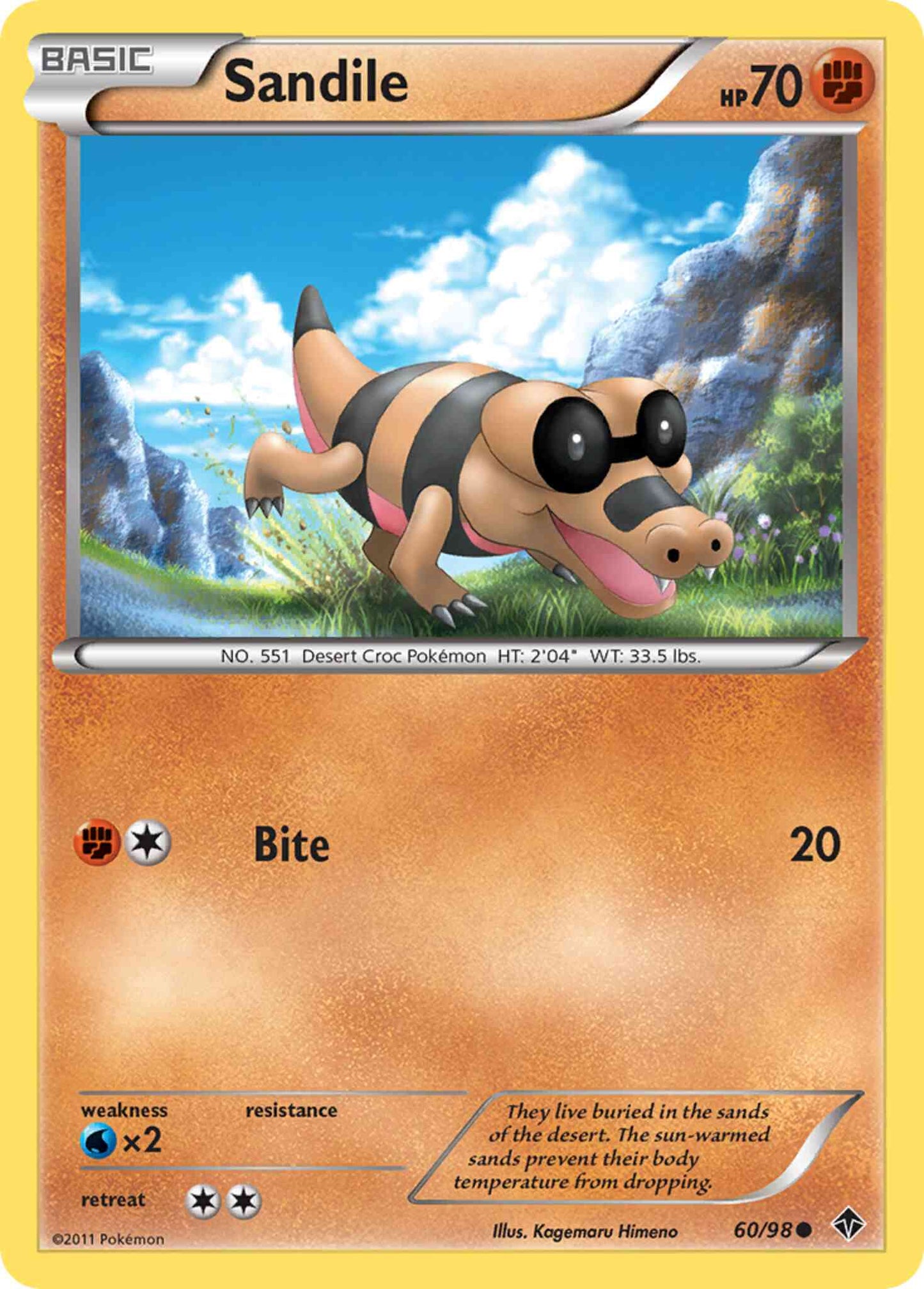 Sandile - 60/98 - Common [bw2-60] [Non-Holo]
