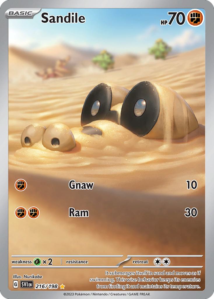 Sandile - 216/198 - Illustration Rare [sv01-216] [Ultra]