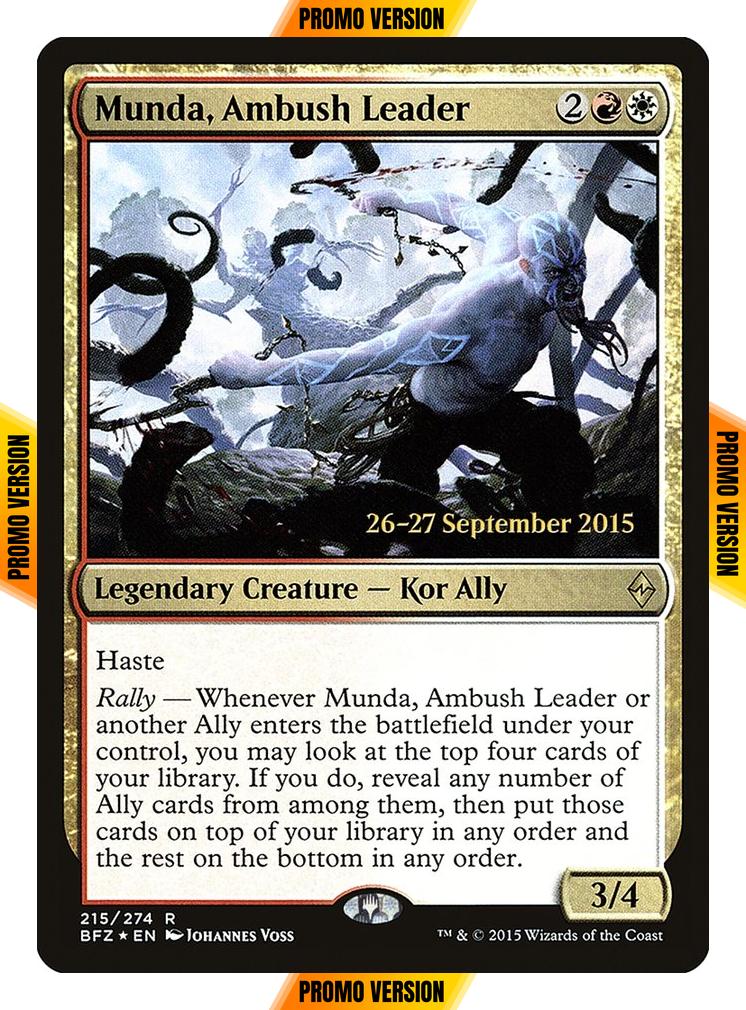Munda, Ambush Leader [215s] [Battle for Zendikar Promos] [Foil]