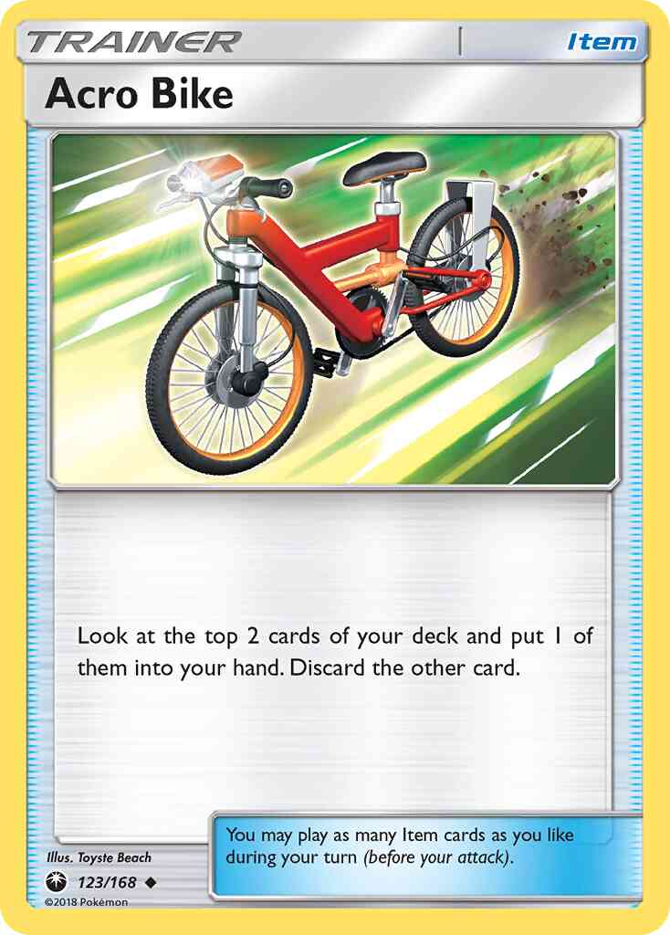 Acro Bike - 123/168 - Uncommon [sm7-123] [Non-Holo]