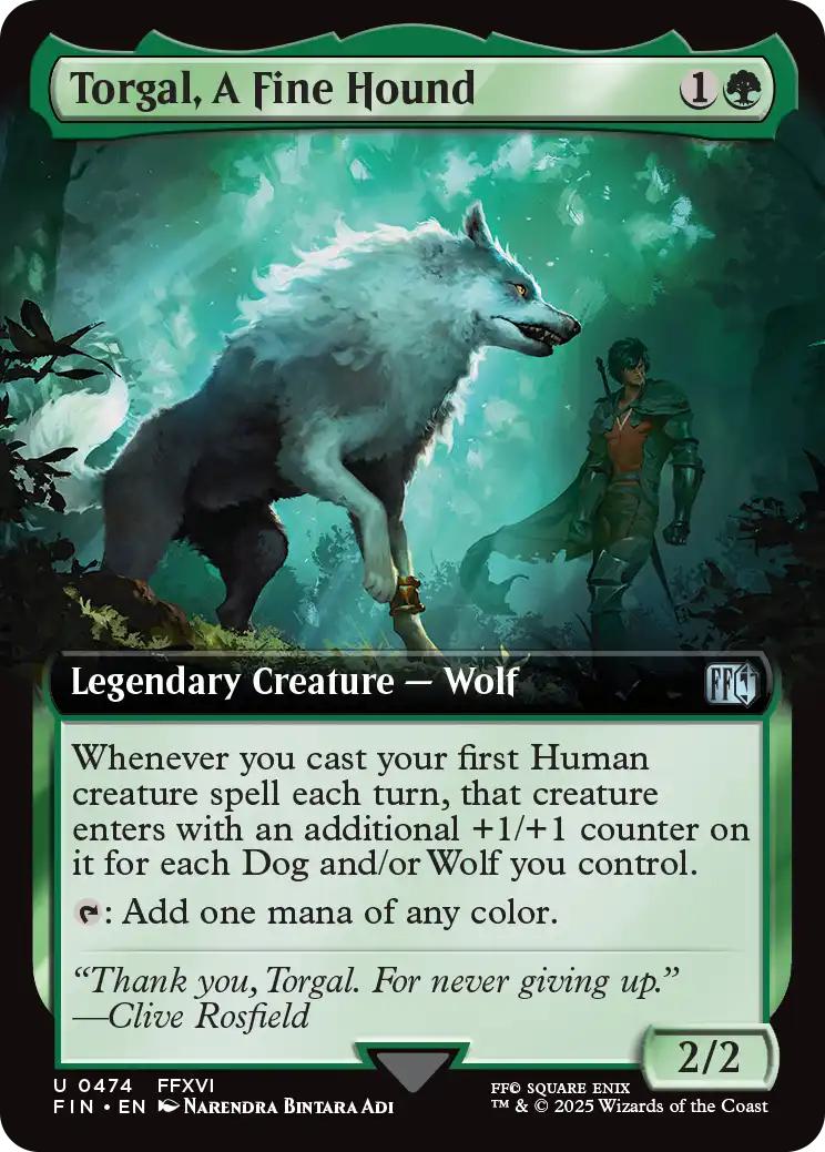 Torgal, A Fine Hound [474] [Extended Art] [FINAL FANTASY] [Non-Foil]
