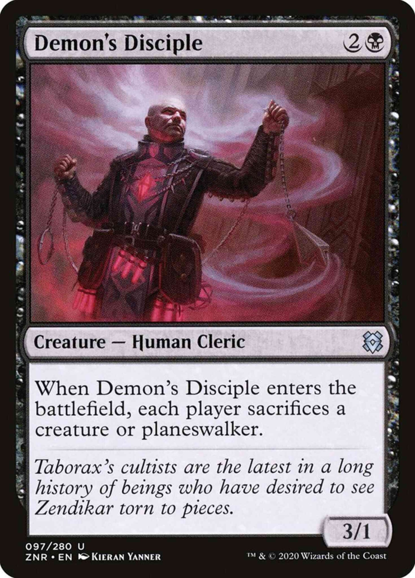 Demon's Disciple [97] [Zendikar Rising] [Non-Foil]