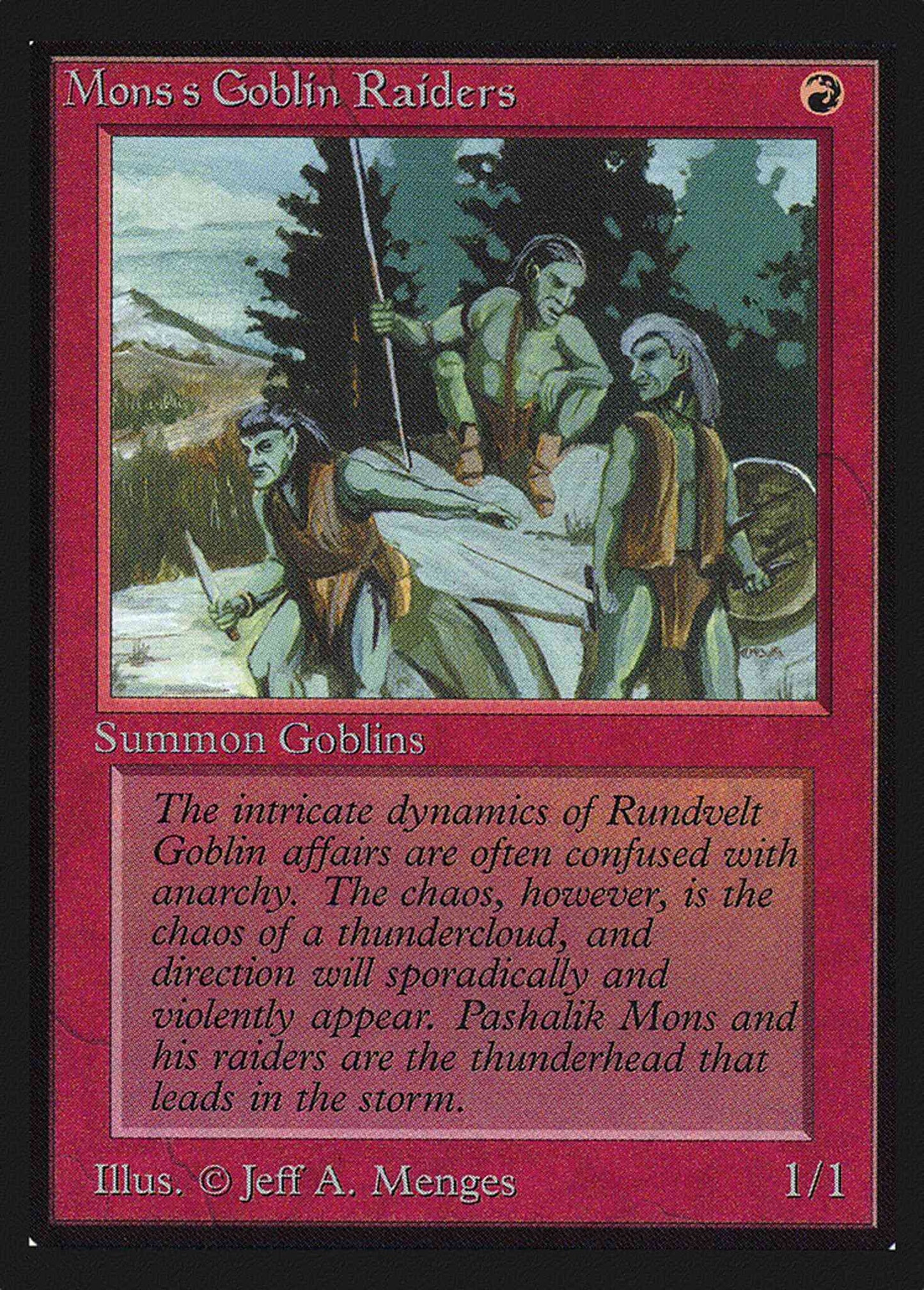 Mons's Goblin Raiders [165] [Collectors Edition] [Non-Foil]