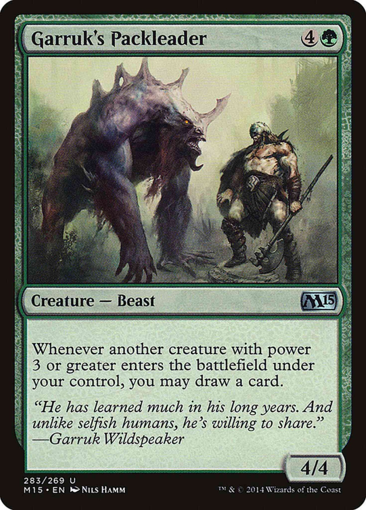 Garruk's Packleader [283] [Magic 2015] [Non-Foil]