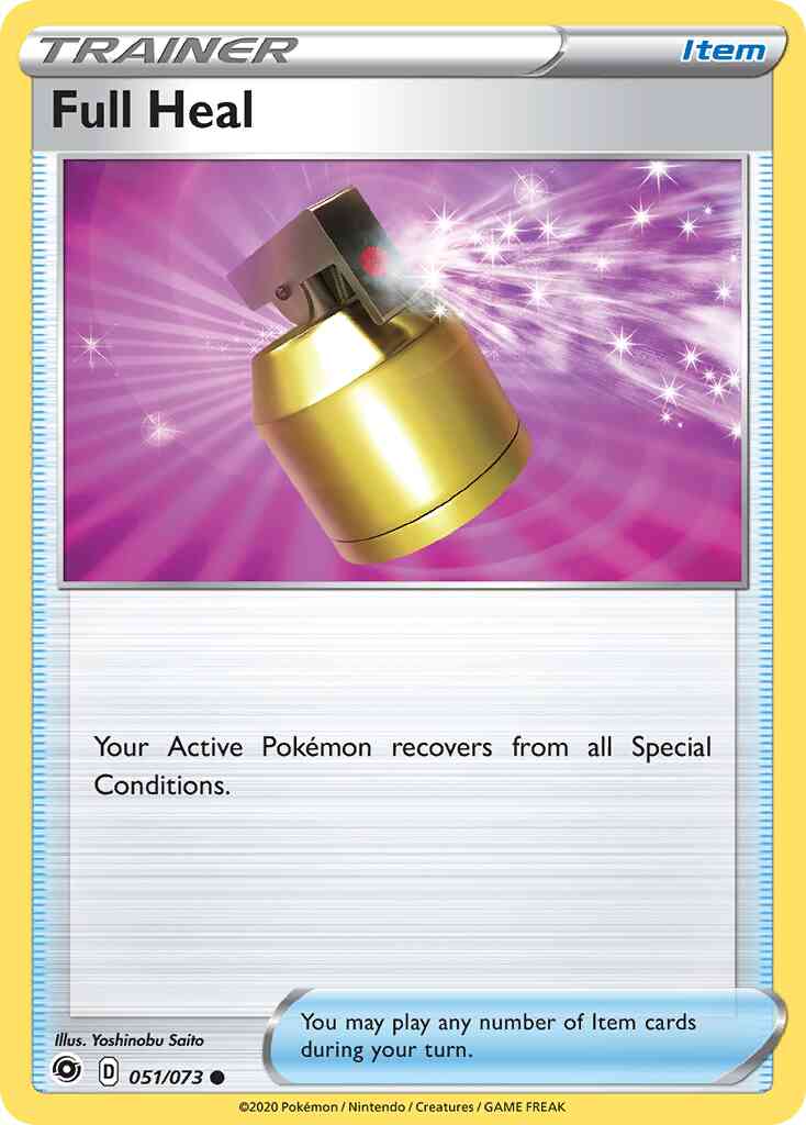 Full Heal - 051/073 - Common [swsh35-051] [Reverse Holo]