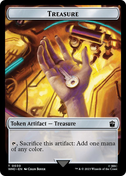 Alien Warrior Token (14) // Treasure Token (30) [Universes Beyond: Doctor Who: Tokens] [Non-Foil]