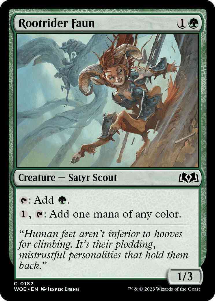 Rootrider Faun [182] [Wilds of Eldraine] [Non-Foil]