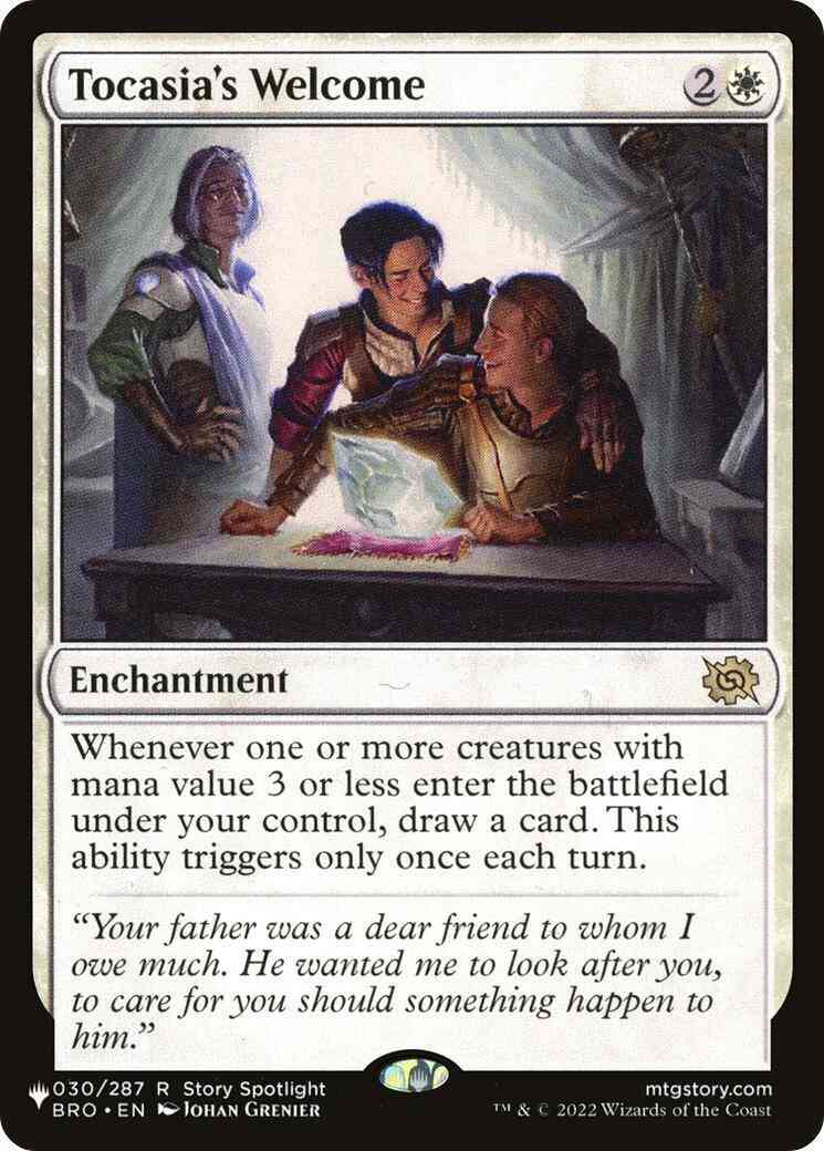 Tocasia's Welcome [BRO-30] [The List] [Non-Foil]
