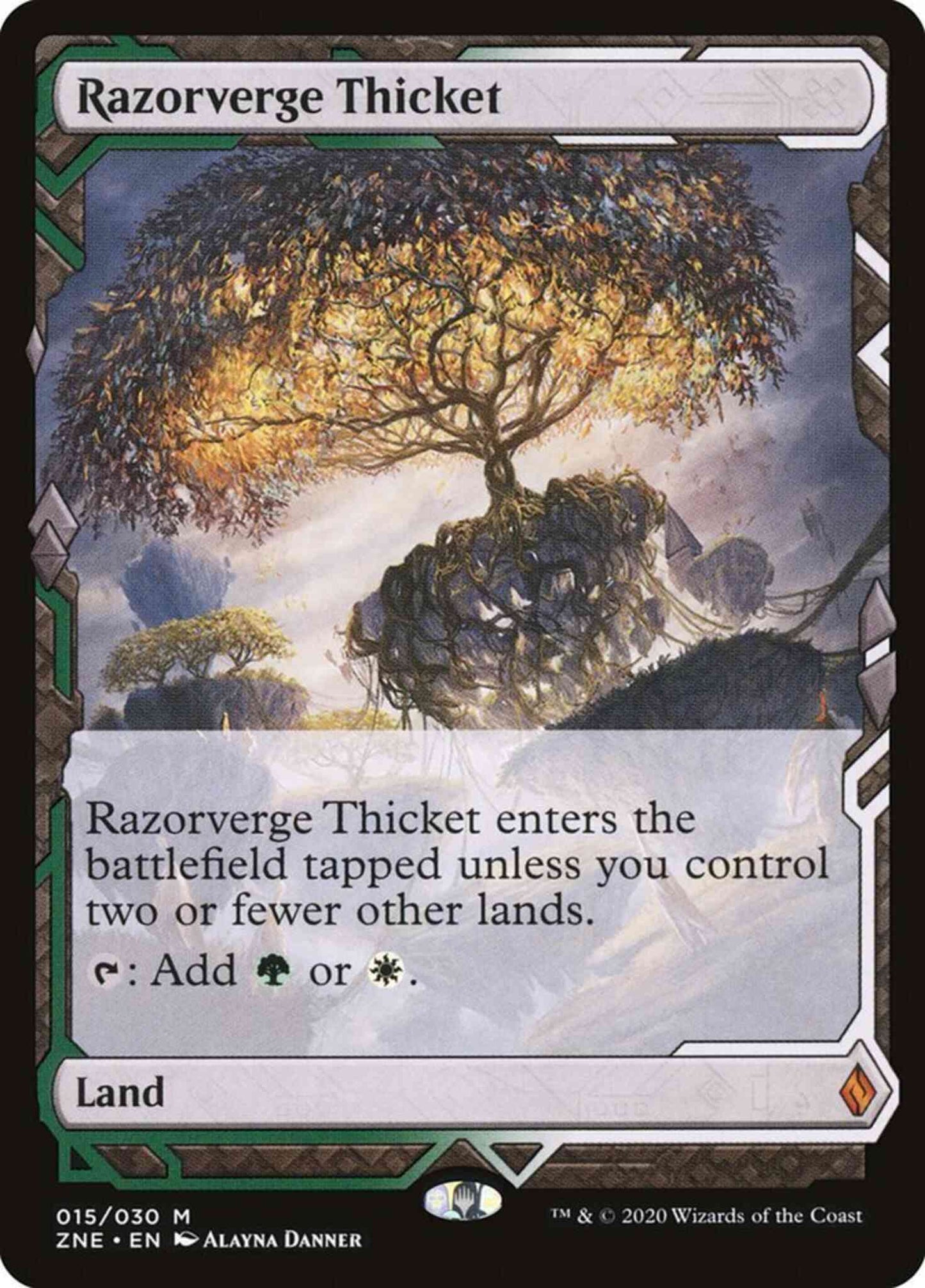 Razorverge Thicket [15] [Masterpiece Series] [Zendikar Rising Expeditions] [Non-Foil]
