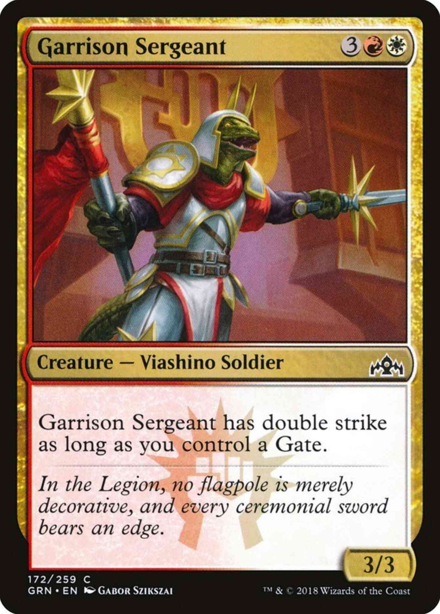 Garrison Sergeant [172] [Guilds of Ravnica] [Non-Foil]