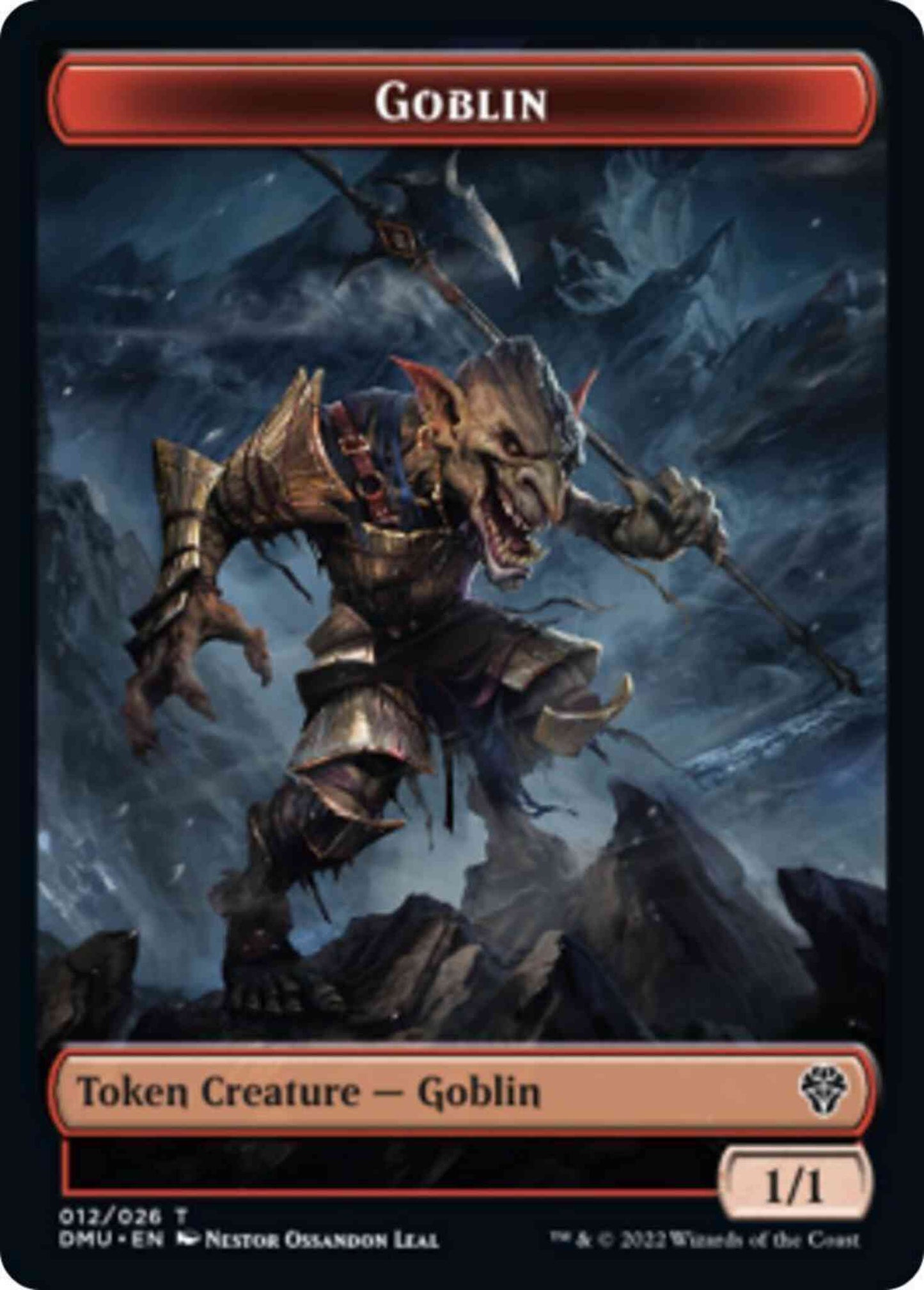 Goblin Token [12] [DMU Set Symbol] [Dominaria United: Tokens] [Non-Foil]