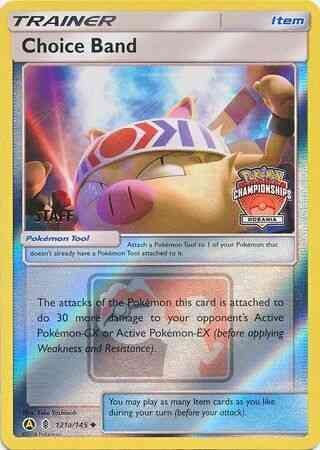 Choice Band - 121a/145 - Promo [International Championships Oceania] [Staff] [SM3MSP-121a] [Reverse Holo]