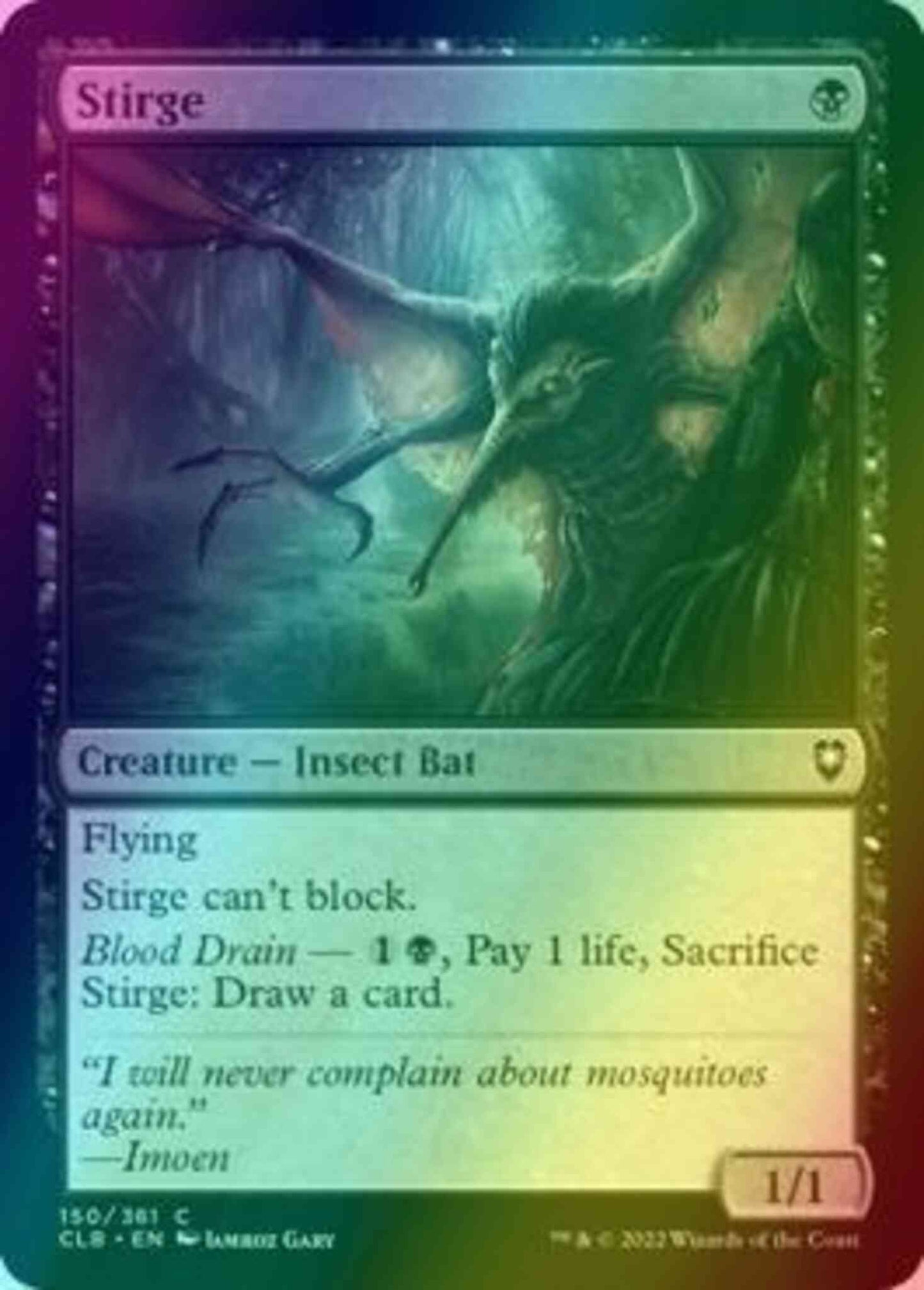 Stirge [150] [Commander Legends: Battle for Baldur's Gate] [Foil]
