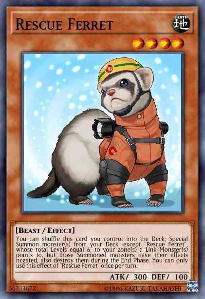 Rescue Ferret - MP18-EN054 - Secret Rare - 1st Edition