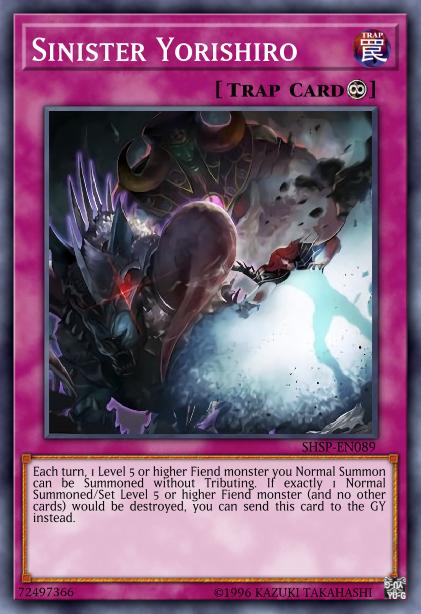Sinister Yorishiro - SR06-EN040 - Common - 1st Edition