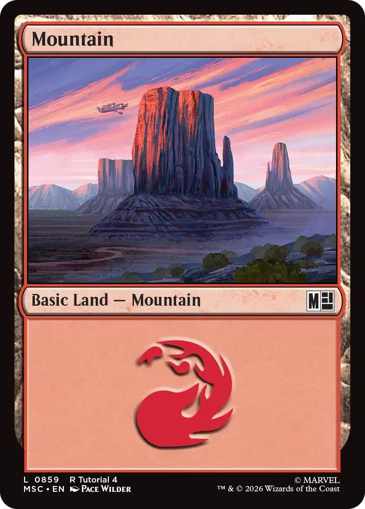 Mountain [859] [Beginner Box] [Marvel Super Heroes: Commander] [Non-Foil]