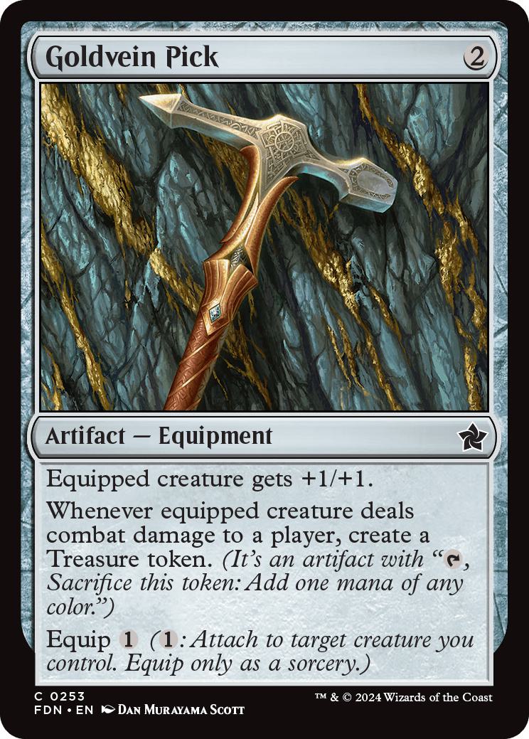 Goldvein Pick [253] [Foundations] [Non-Foil]