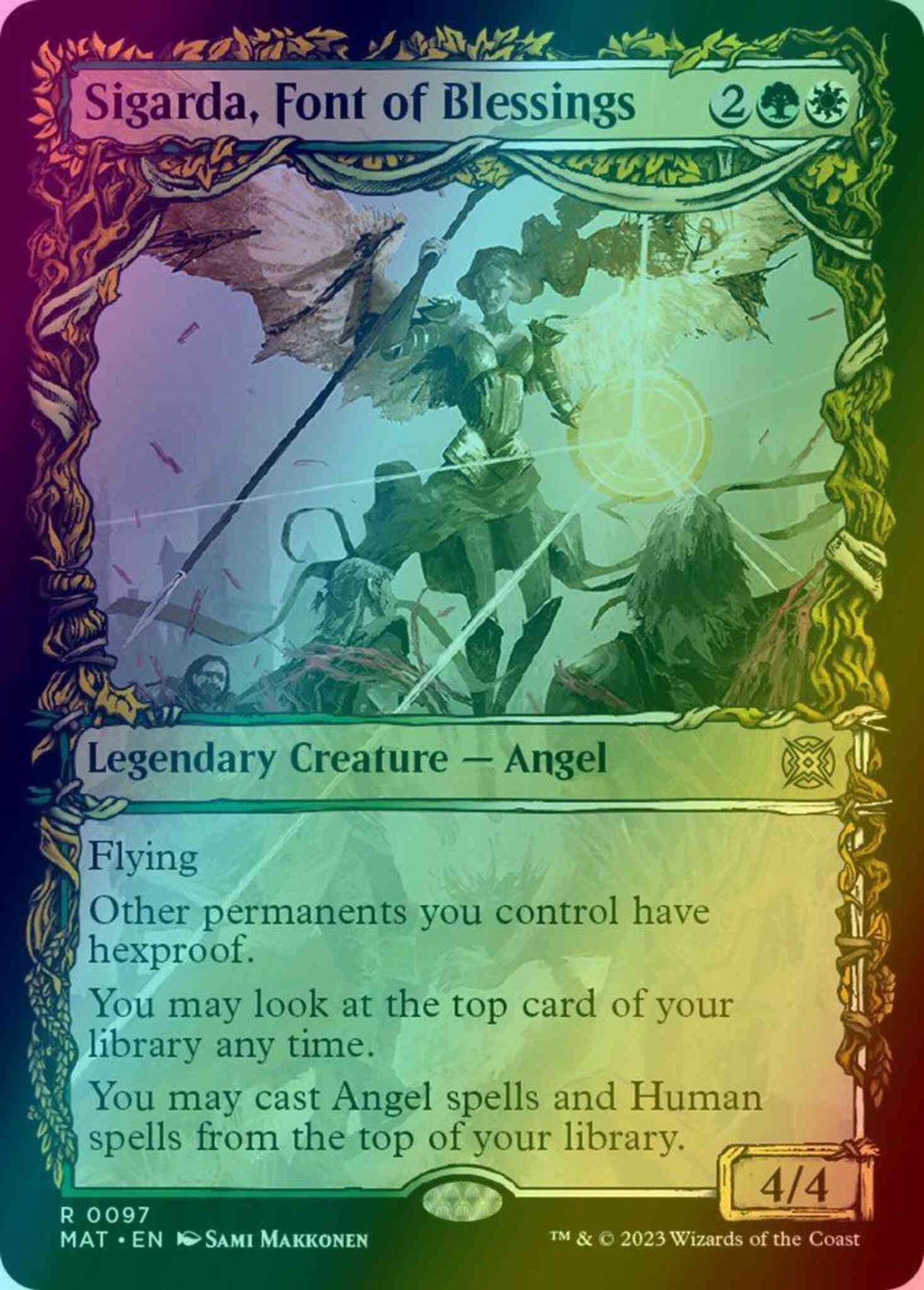 Sigarda, Font of Blessings [97] [Planar Showcase] [March of the Machine: The Aftermath] [Foil]