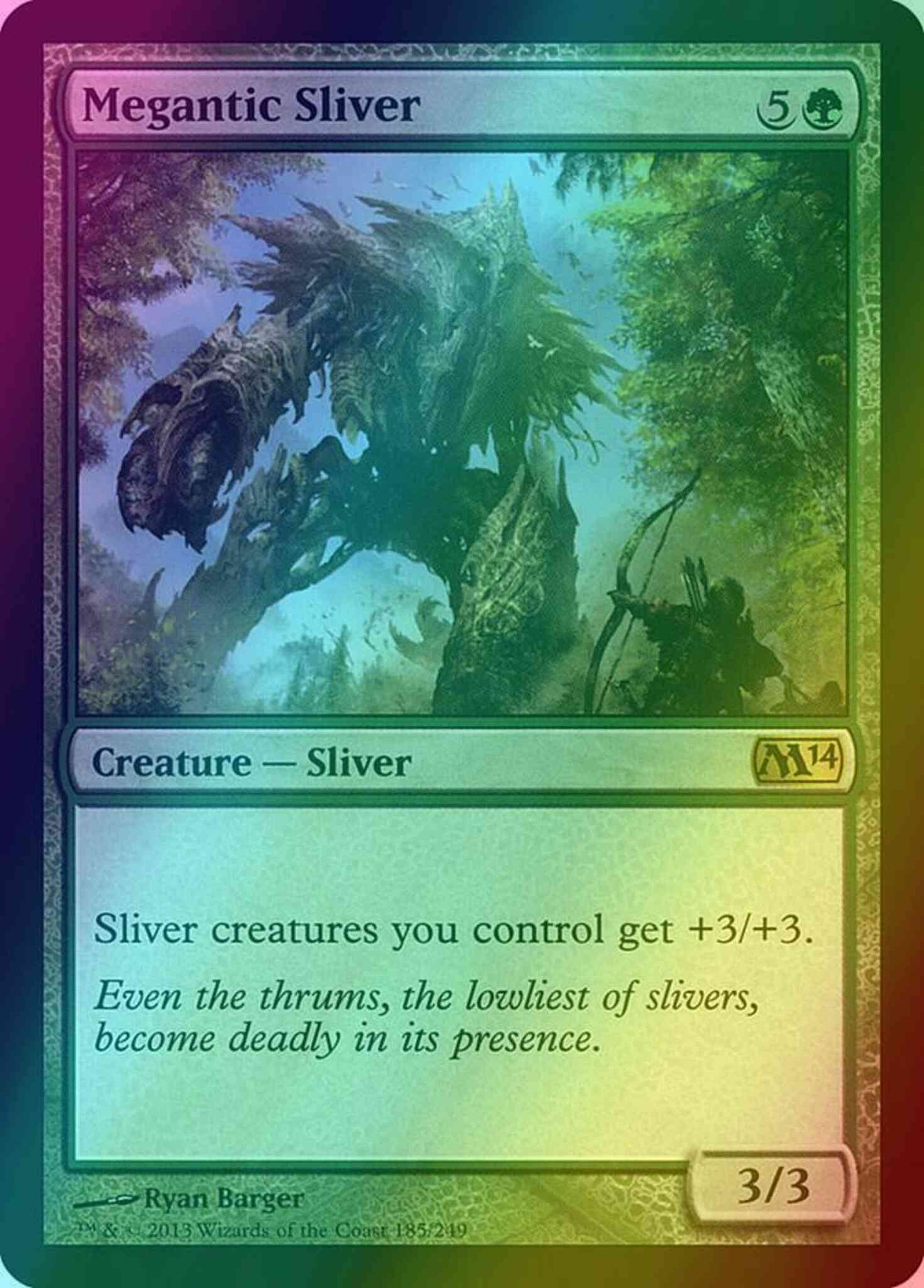 Megantic Sliver [185] [Magic 2014] [Foil]