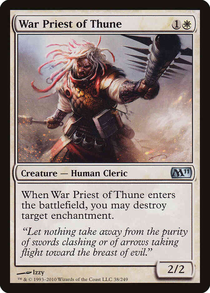 War Priest of Thune [38] [Magic 2011] [Non-Foil]