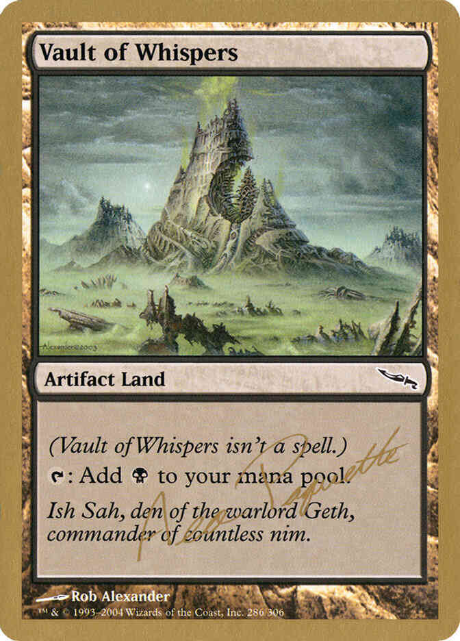 Vault of Whispers [ap286] [Aeo Paquette] [World Championship Decks 2004] [Non-Foil]