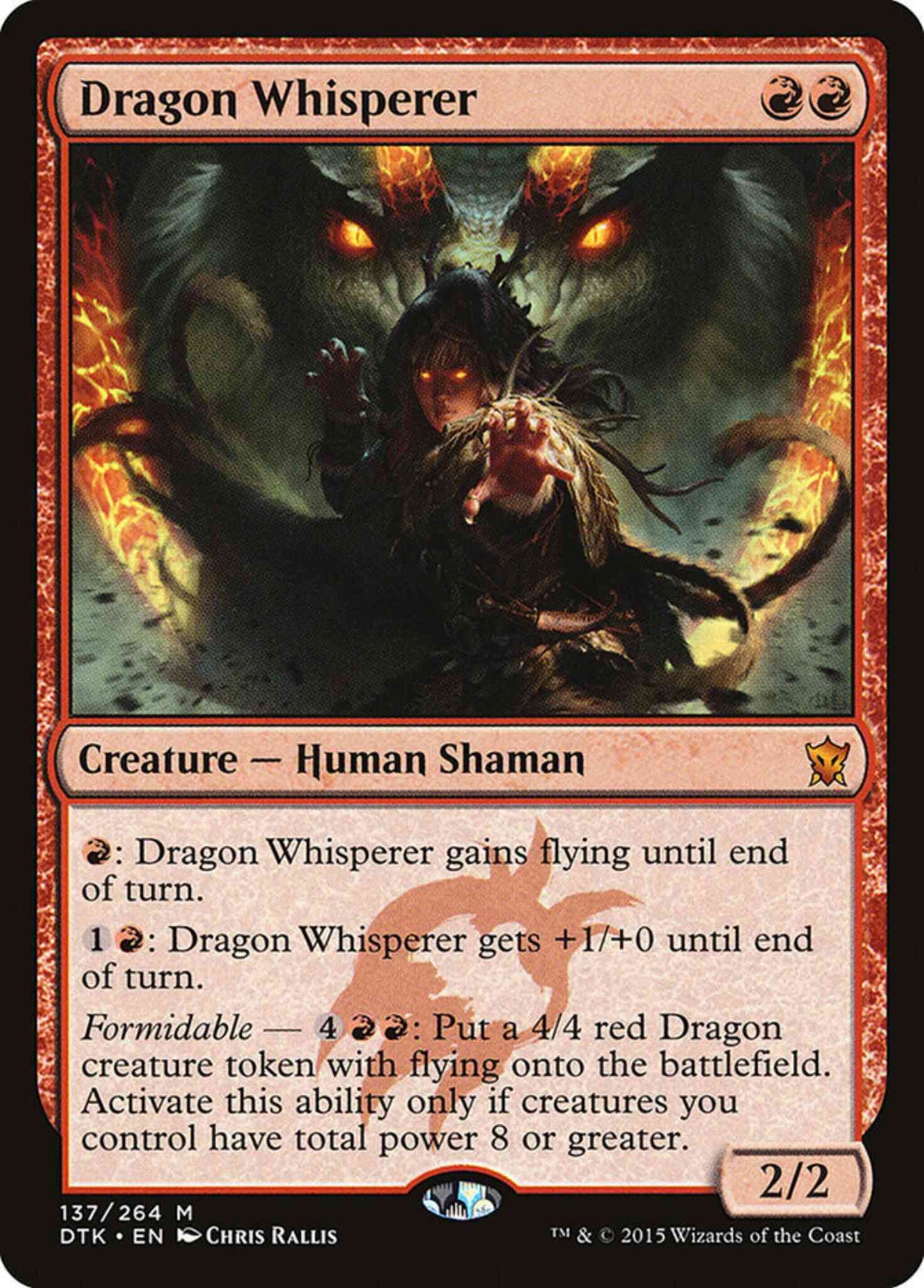 Dragon Whisperer [137] [Dragons Of Tarkir] [Non-Foil]