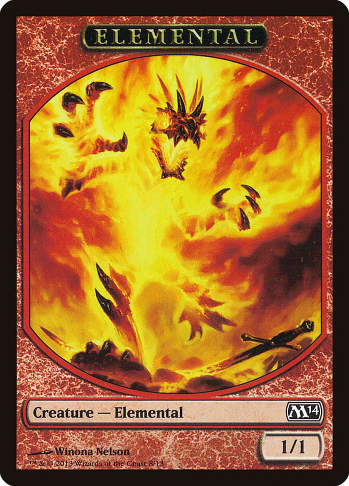 Elemental Token [08] [Magic 2014 Tokens] [Non-Foil]