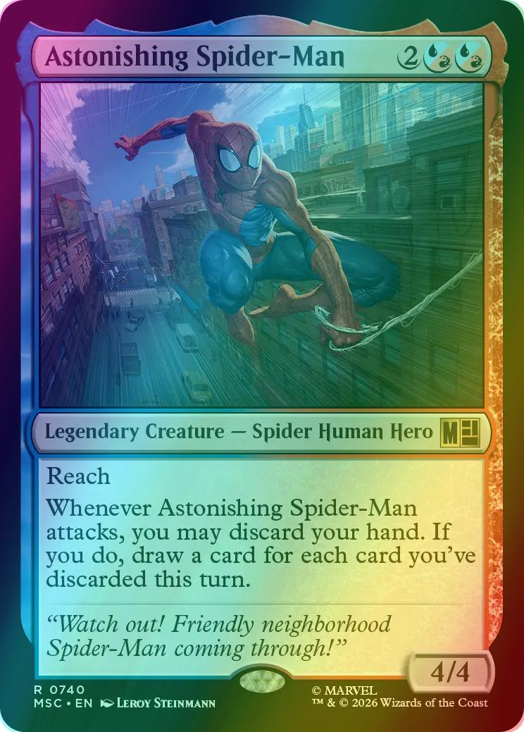 Astonishing Spider-Man [740] [Jumpstart] [Marvel Super Heroes: Commander] [Foil]