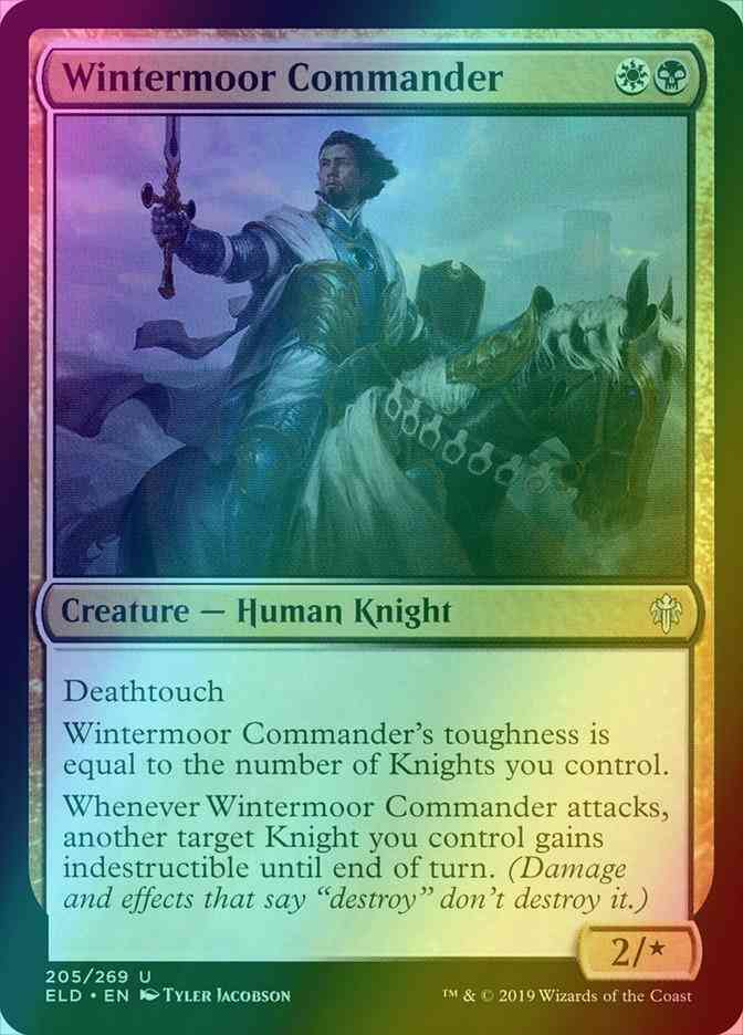 Wintermoor Commander [205] [Throne of Eldraine] [Foil]