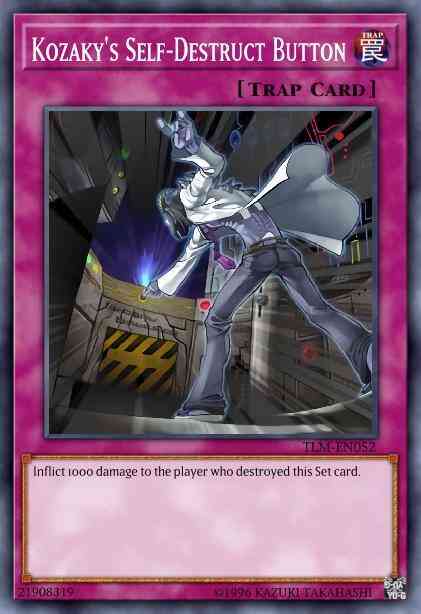 Kozaky's Self-Destruct Button - DR3-EN232 - Rare - Unlimited