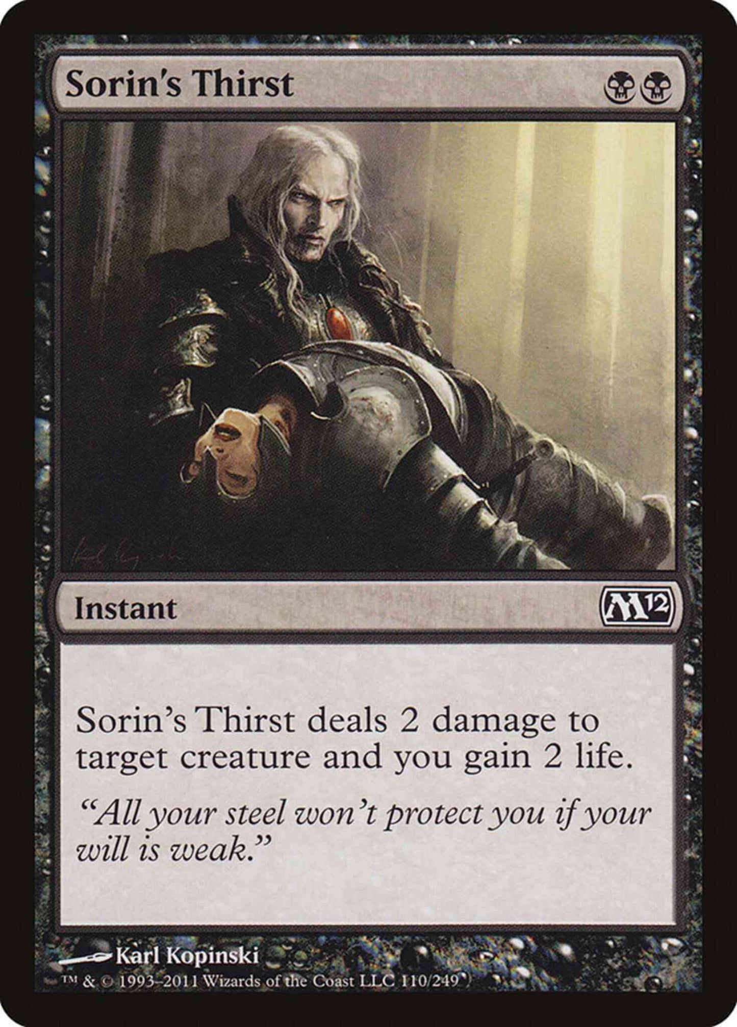 Sorin's Thirst [110] [Magic 2012] [Non-Foil]