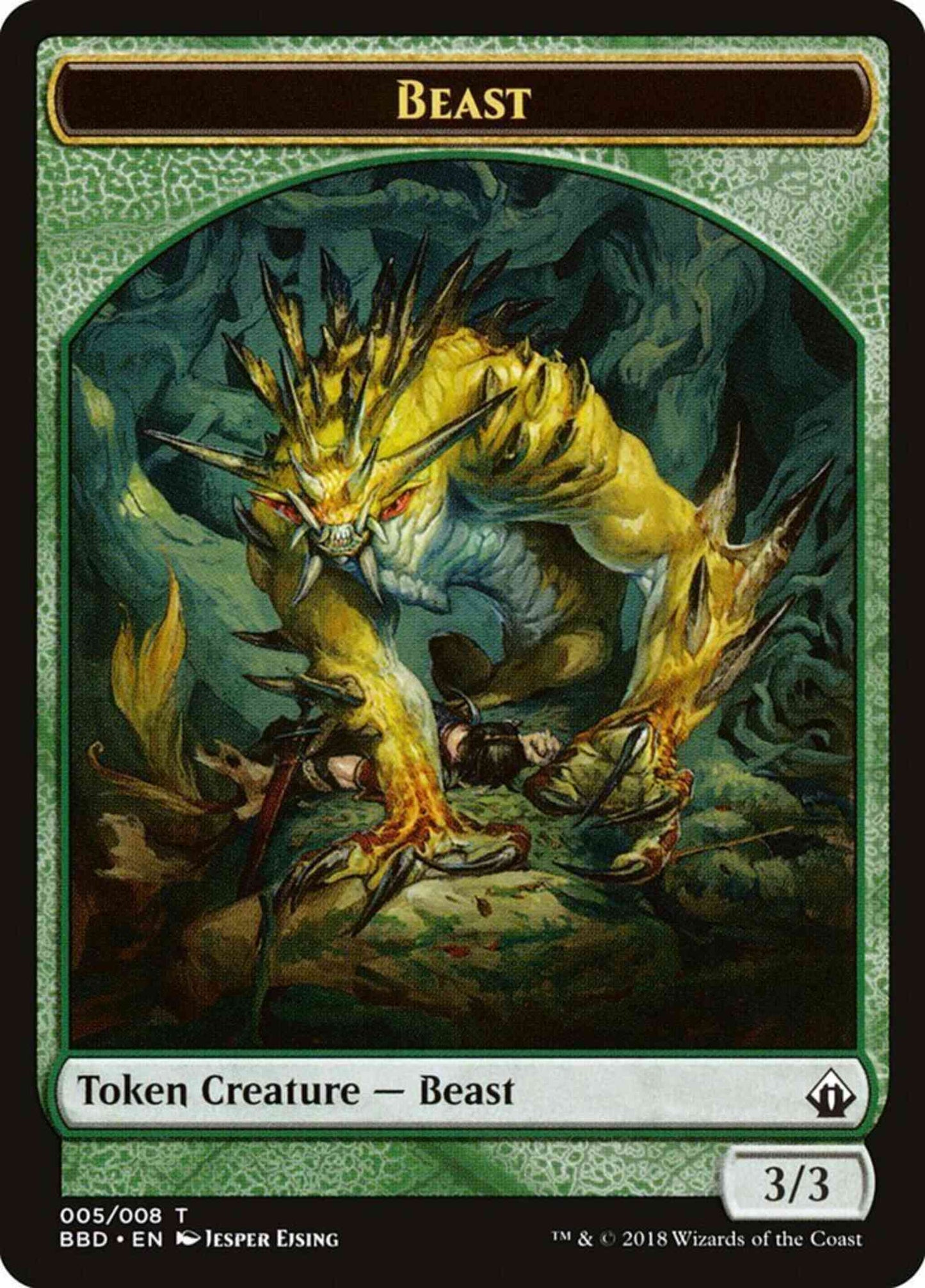 Beast Token [05] [Battlebond Tokens] [Non-Foil]