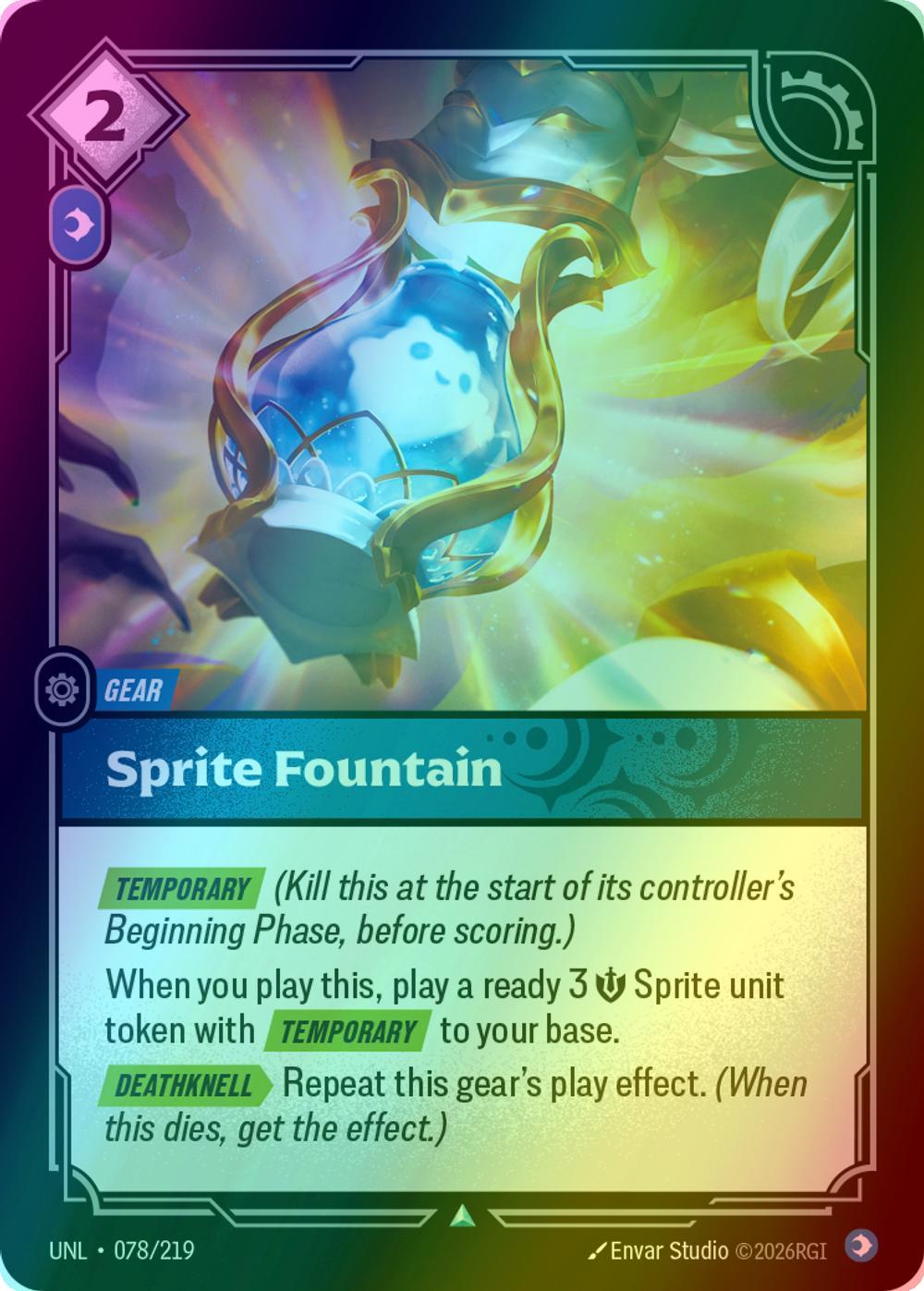 Sprite Fountain - 078/219 [Unleashed] [Foil]