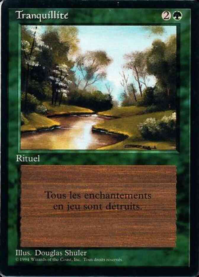 Tranquility - French [221] [Foreign Black Border: French] [Non-Foil]