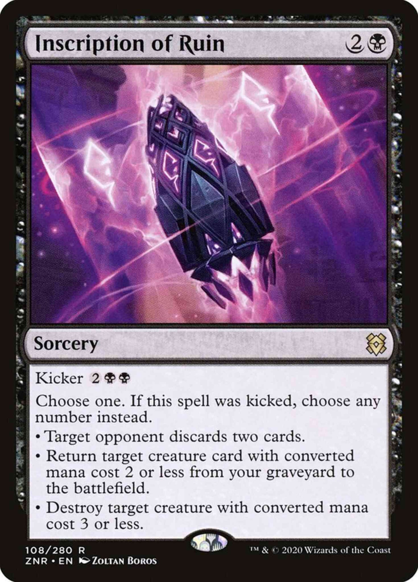 Inscription of Ruin [108] [Zendikar Rising] [Non-Foil]