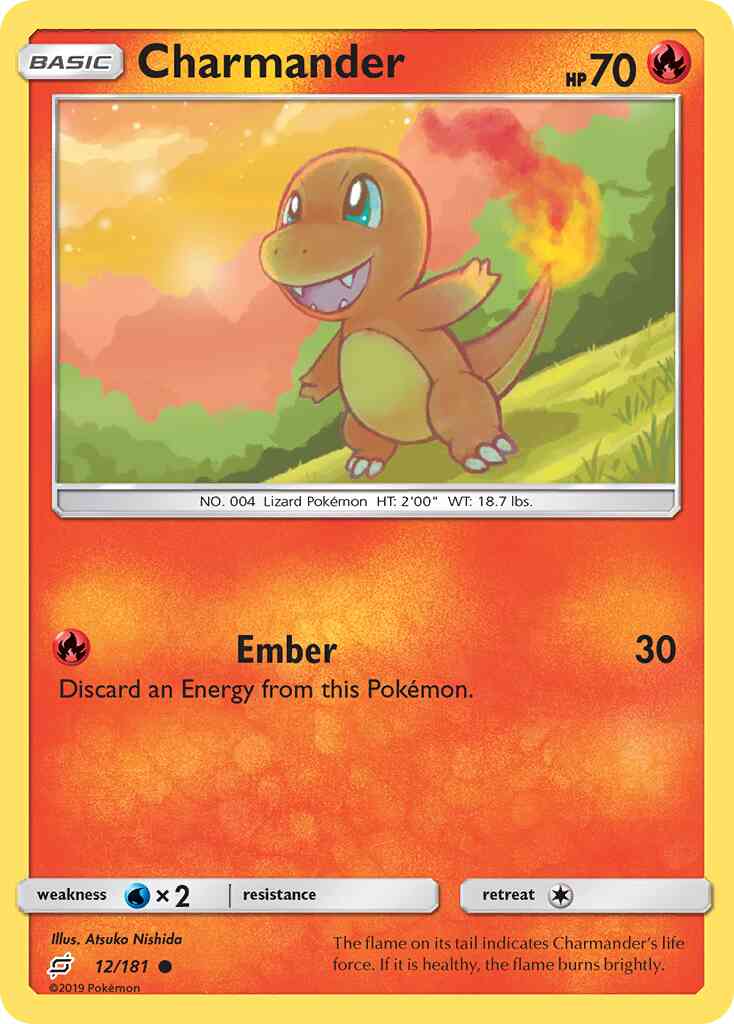 Charmander - 12/181 - Common [sm9-12] [Non-Holo]