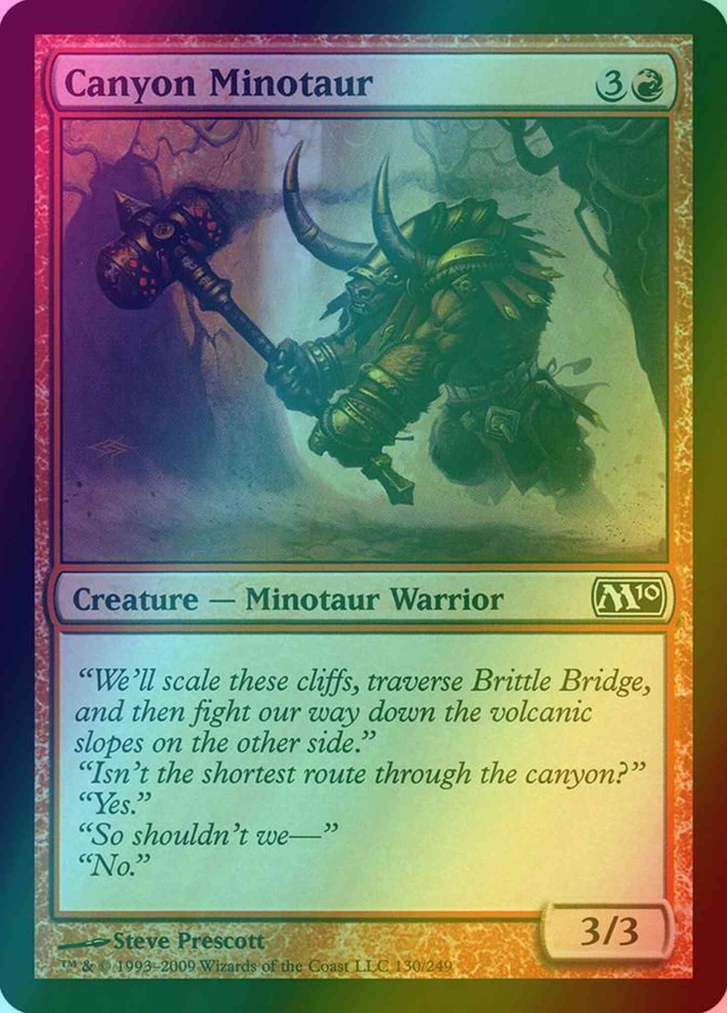 Canyon Minotaur [130] [Magic 2010] [Foil]