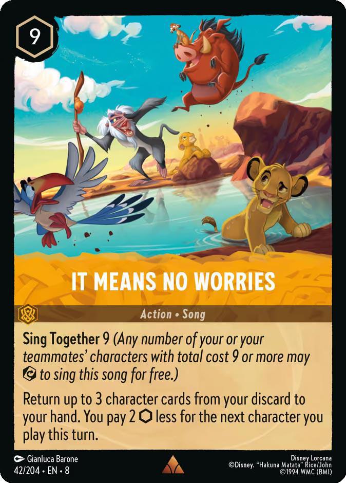 It Means No Worries - 42/204 [Reign of Jafar] [Non-Foil]