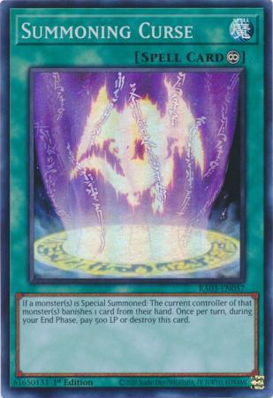 Summoning Curse - RA03-EN057 - Super Rare - 1st Edition