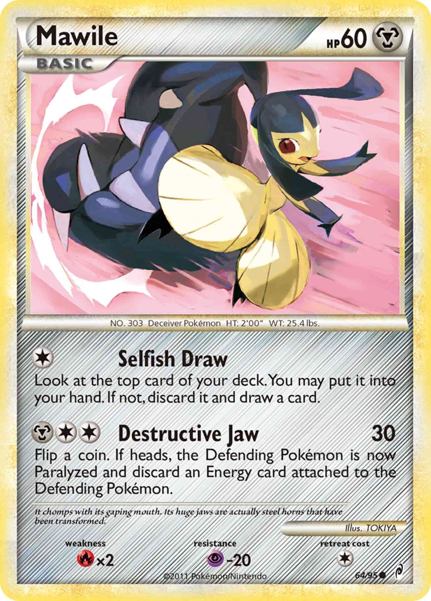 Mawile - 64/95 - Common [col1-64] [Reverse Holo]